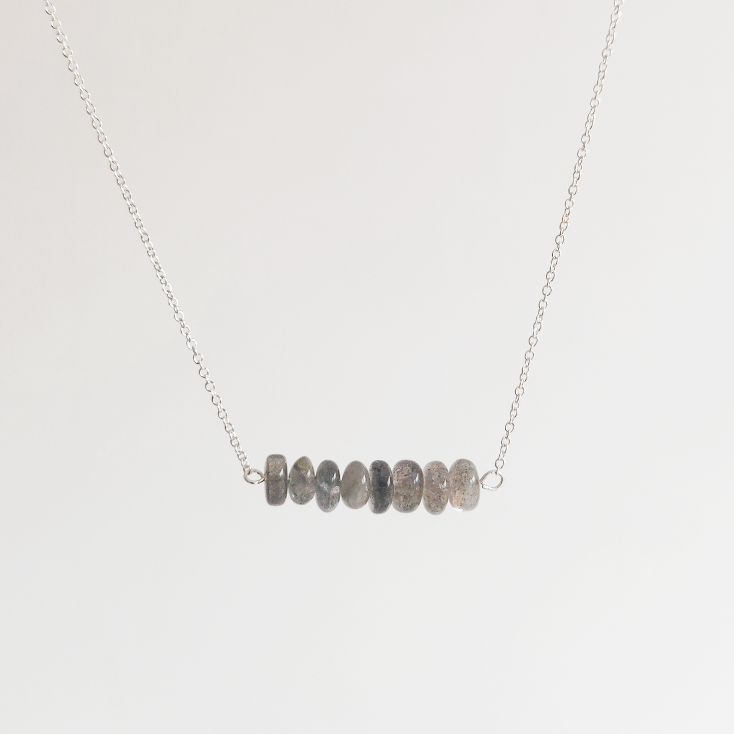 Labradorite Necklace - 925 Sterling Silver