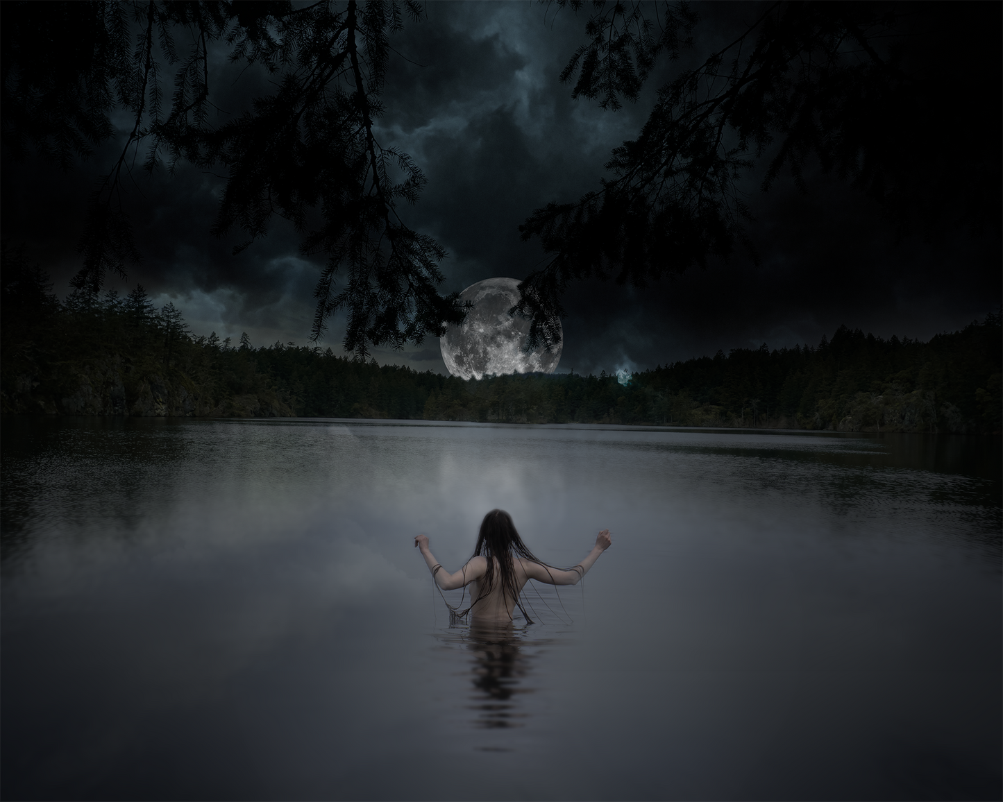 Print - 'For Even The Moon Illuminates With Stolen Light'