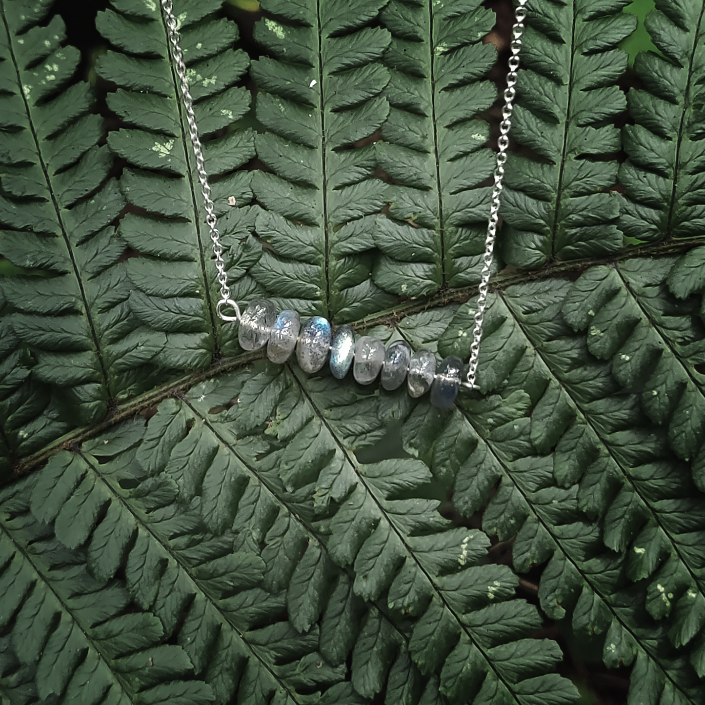 Labradorite Necklace - 925 Sterling Silver