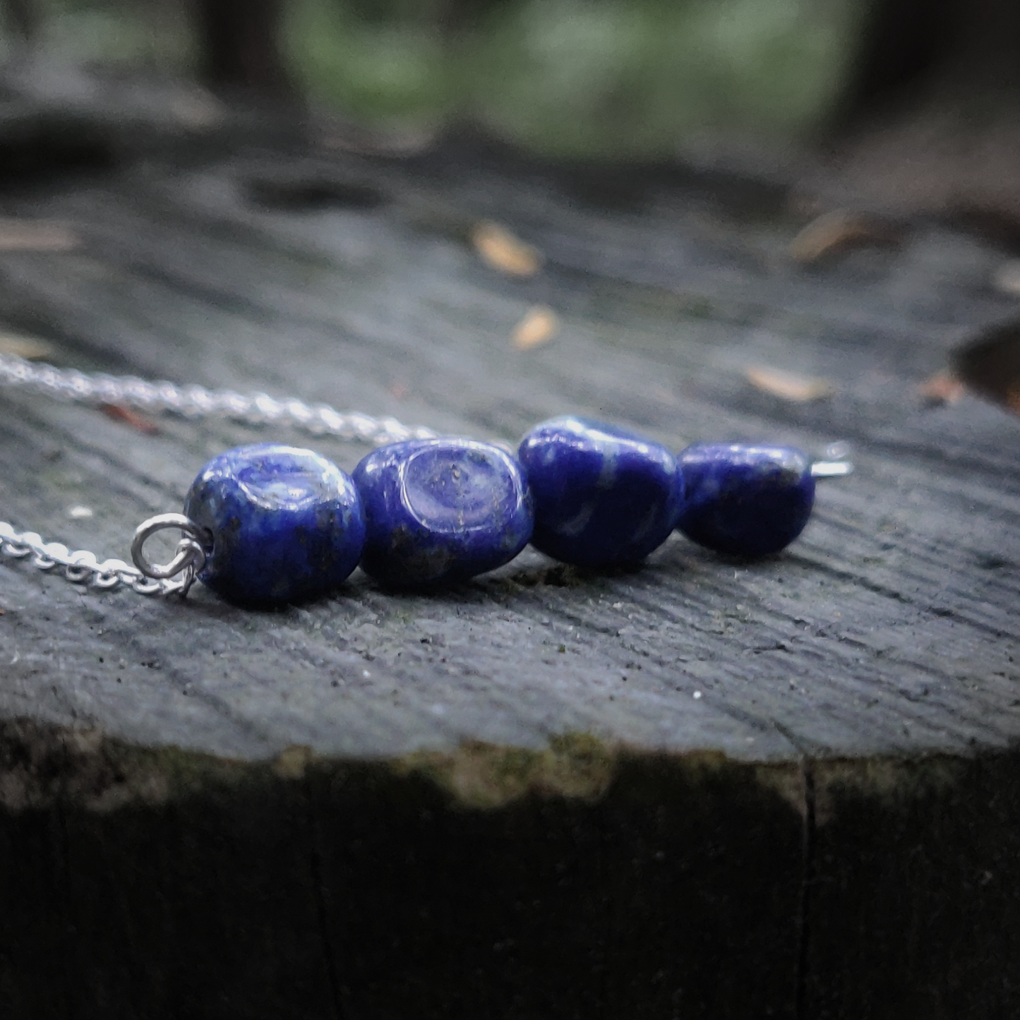 Lapiz Lazuli Necklace - 925 Sterling Silver
