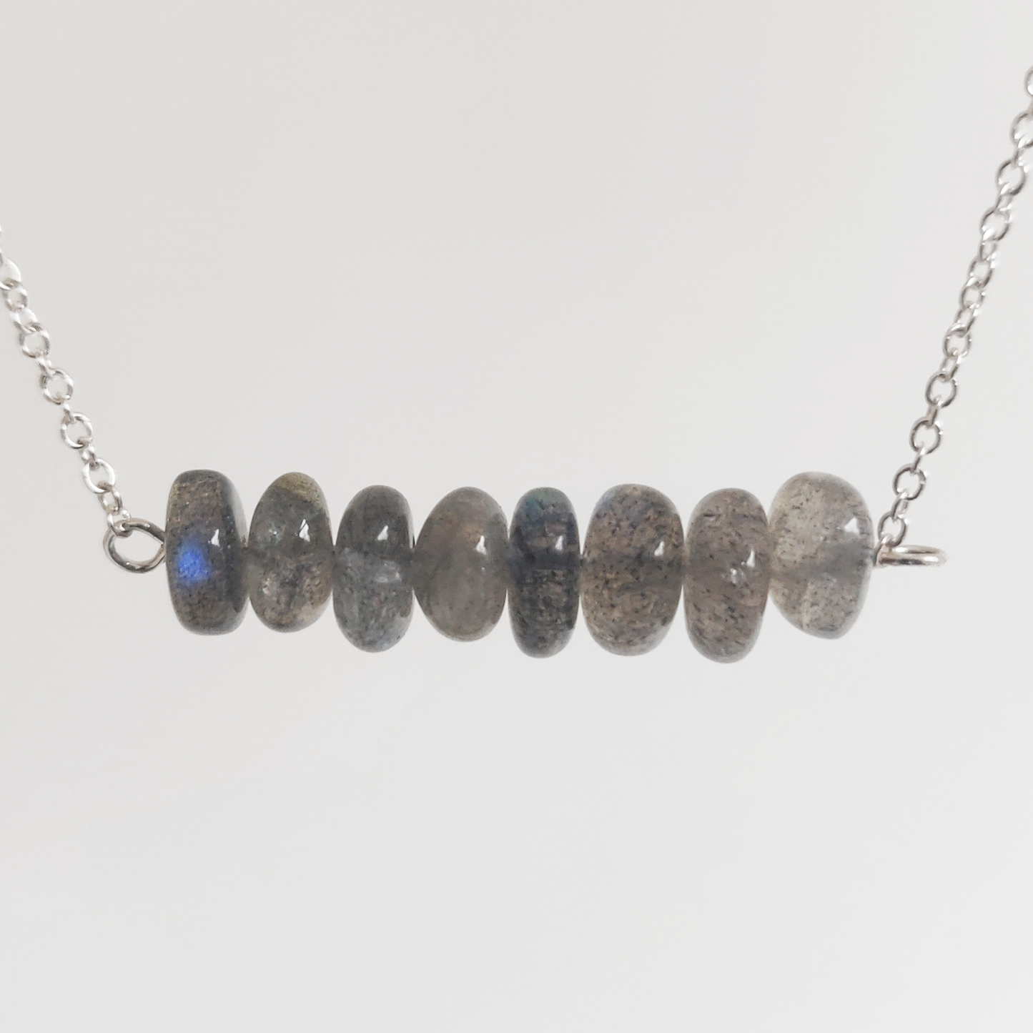 Labradorite Necklace - 925 Sterling Silver